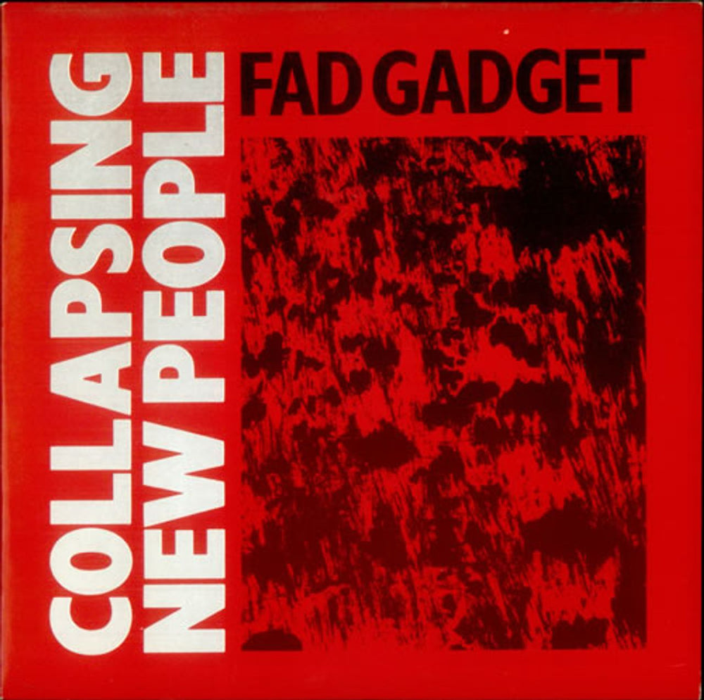 Fad Gadget Collapsing New People UK 7" vinyl single (7 inch record / 45) 7MUTE030