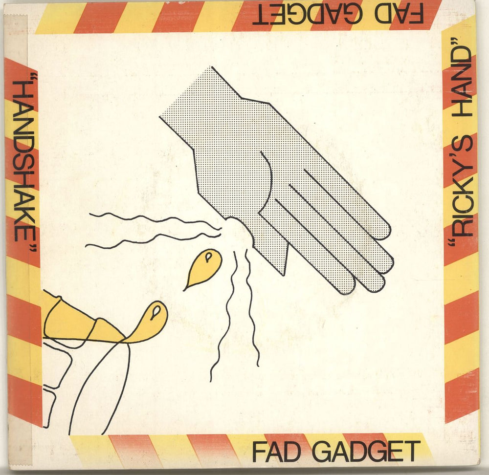 Fad Gadget Ricky's Hand UK 7" vinyl single (7 inch record / 45) MUTE006