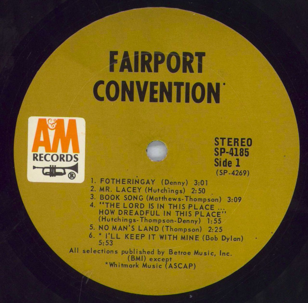【UKオリジナル盤】FAIRPORT CONVENTION Fairport Convention Fairport Convention - EX US Vinyl LP