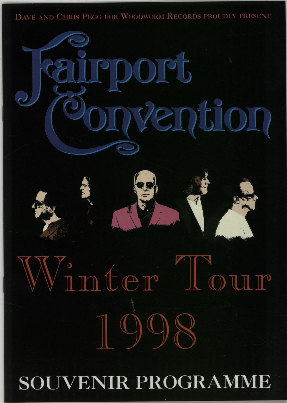 Fairport Convention Winter Tour 1998 UK tour programme TOUR PROGRAMME