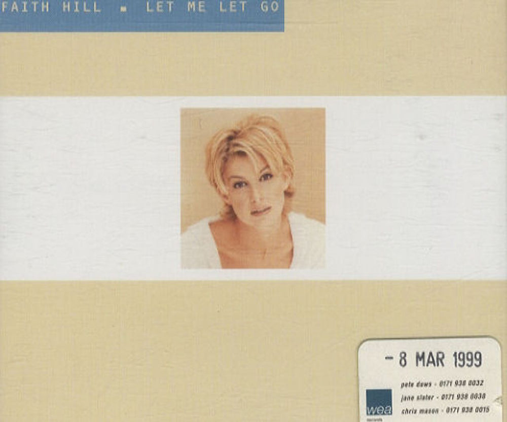 Faith Hill Let Me Go UK Promo CD single (CD5 / 5") W473CDDJ