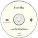 Faith Hill Let Me Let Go US Promo CD-R acetate CD-R ACETATE