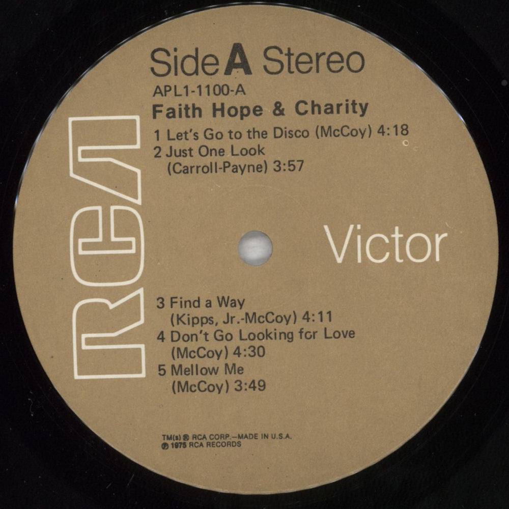 Faith, Hope & Charity (70s) Faith, Hope & Charity - stickered shrink US vinyl LP album (LP record) FA9LPFA826033