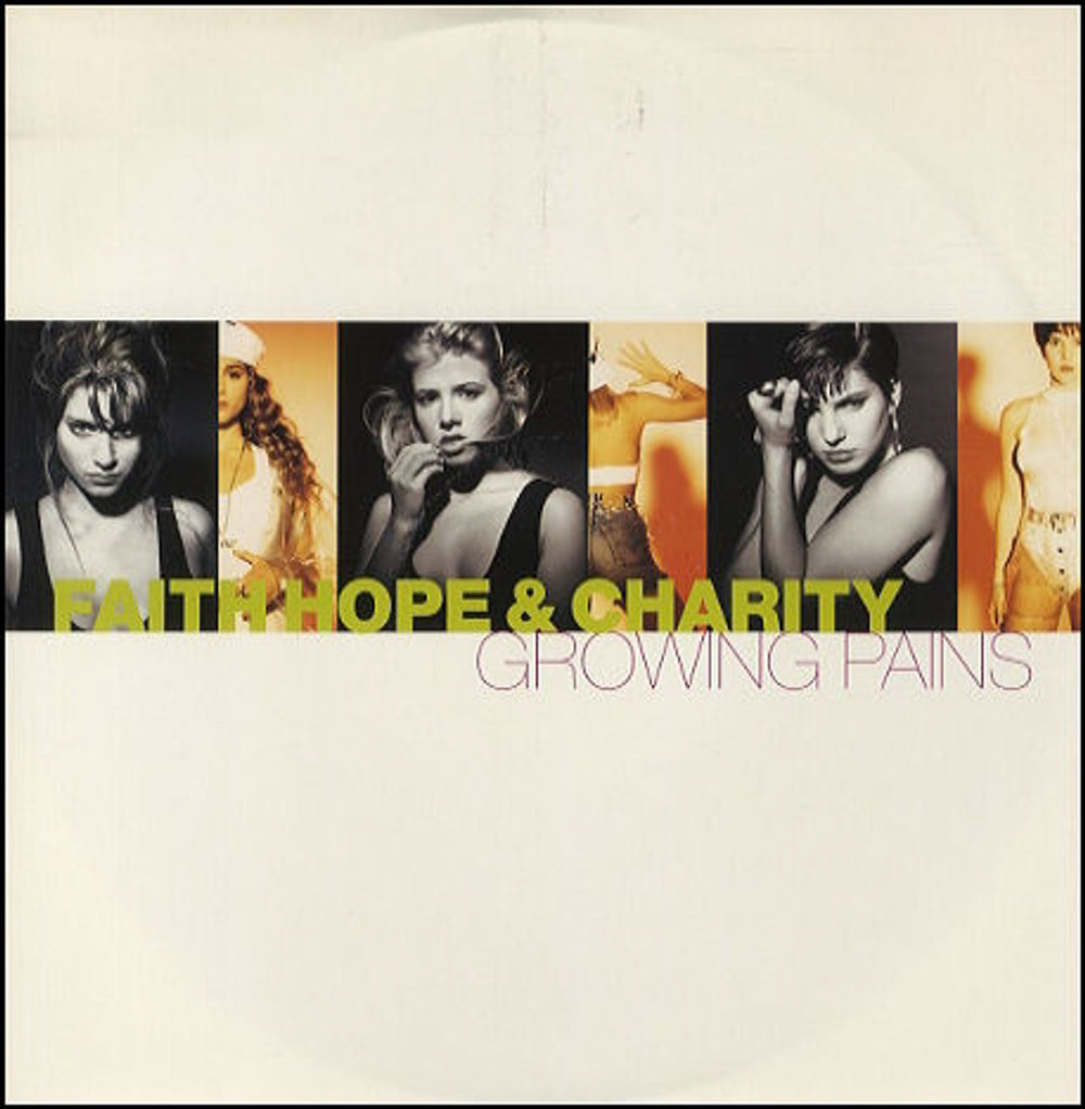 Faith Hope & Charity (90s) Growing Pains UK 12" vinyl single (12 inch record / Maxi-single) YZ523T