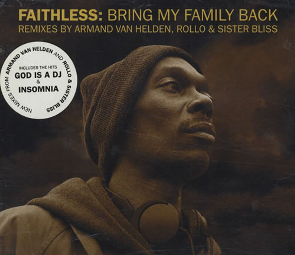 Faithless Bring My Family Back UK 2-CD single set (Double CD single) CHEK/XCD035