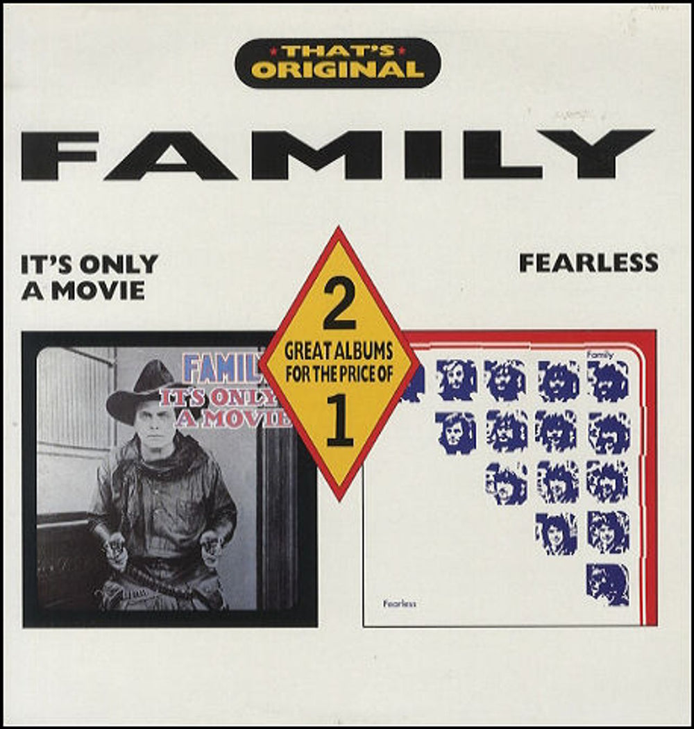 Family It's Only A Movie/Fearless UK 2-LP vinyl record set (Double LP Album) TFOLP022