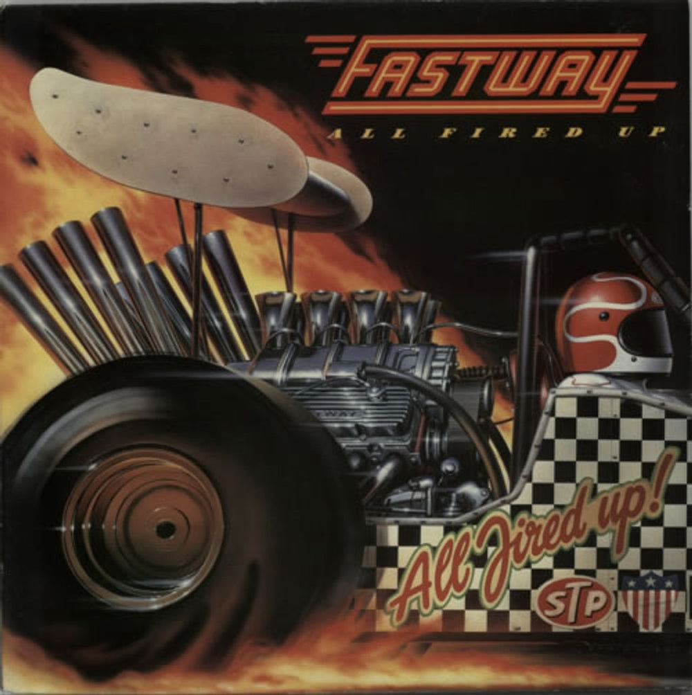 Fastway All Fired Up UK vinyl LP album (LP record) 25958