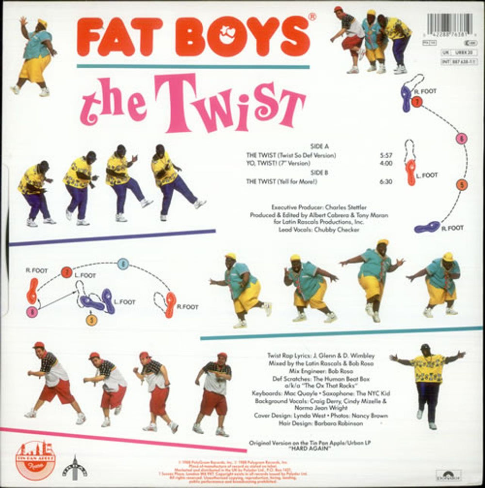 Fat Boys The Twist UK 12" vinyl single (12 inch record / Maxi-single) FTB12TH95140