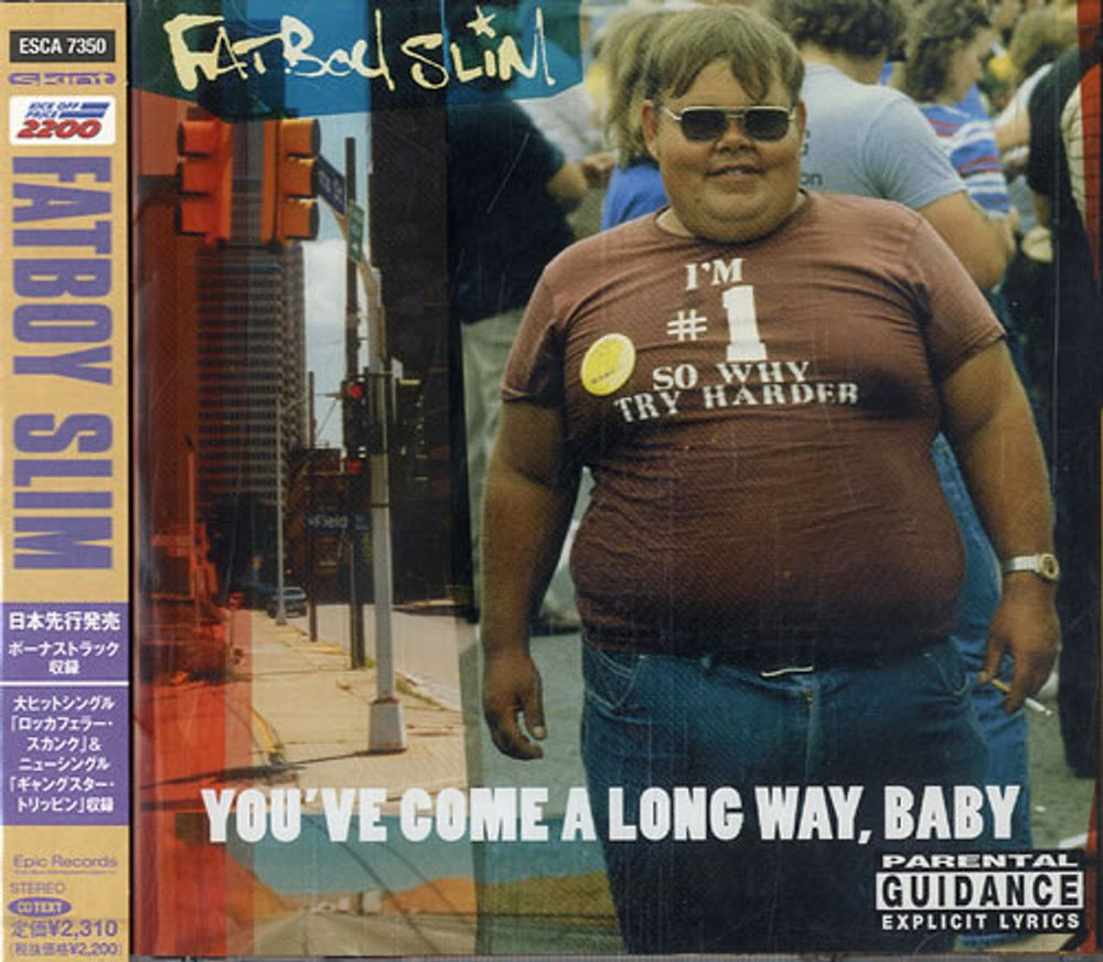 Fatboy Slim You've Come A Long Way Baby Japanese CD album (CDLP) ESCA-7350