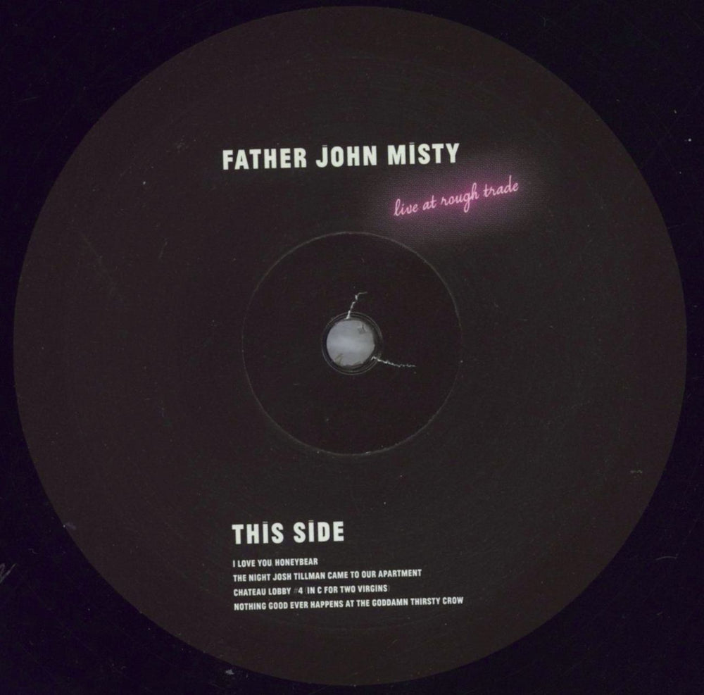 Father John Misty Live At Rough Trade UK vinyl LP album (LP record) O8SLPLI827691