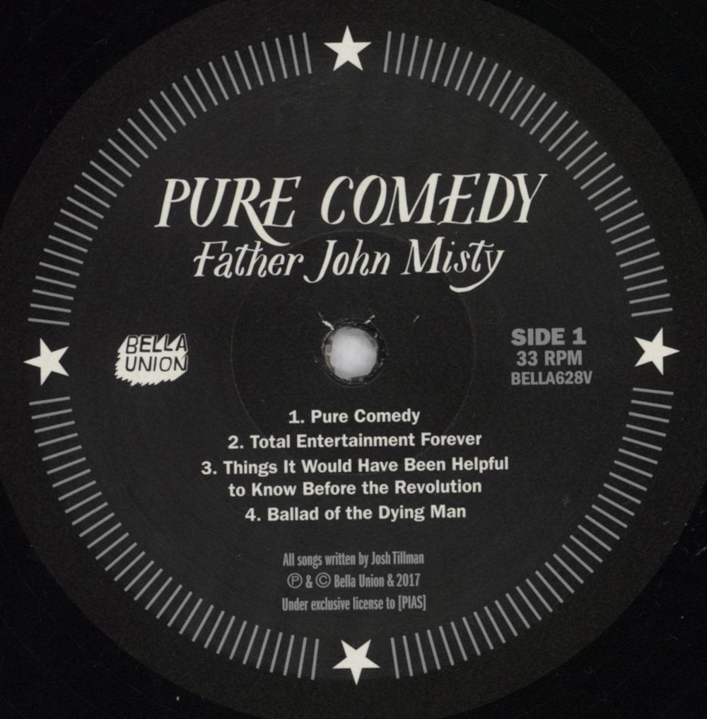 Father John Misty Pure Comedy - Sunset Sleeve UK 2-LP vinyl record set (Double LP Album) O8S2LPU821582