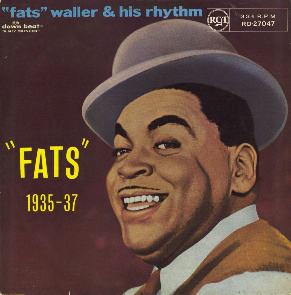 Fats Waller "Fats" 1935-37 - 1st UK vinyl LP album (LP record) RD-27047