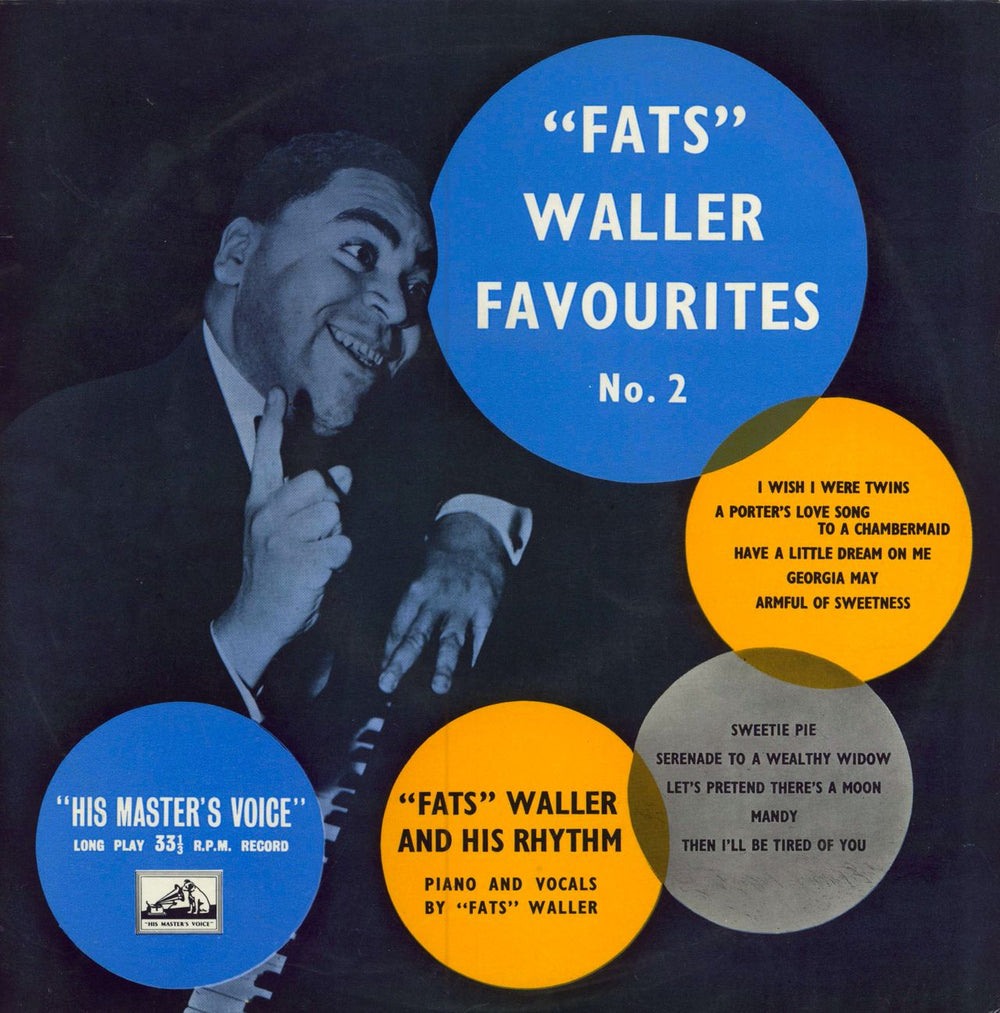 Fats Waller "Fats" Waller Favourites (No. 2) UK 10" vinyl single (10 inch record) DLP1118