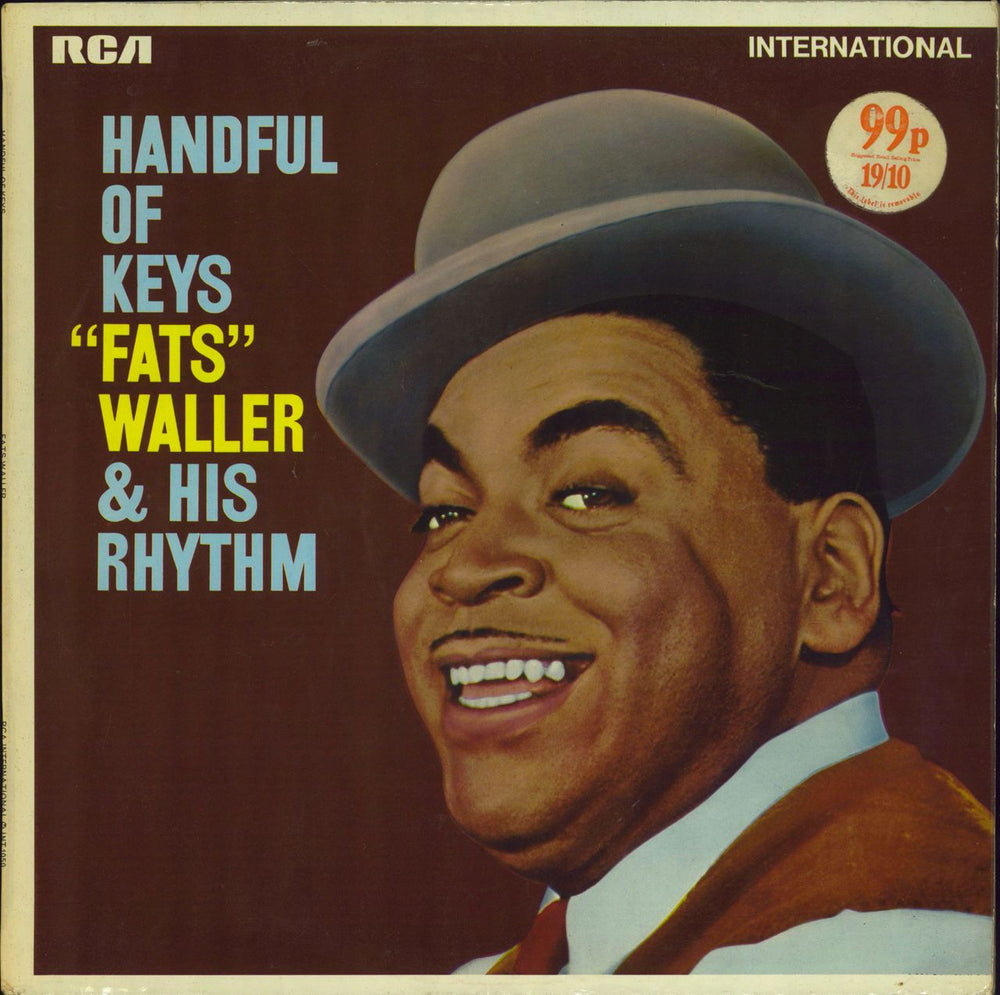 Fats Waller Handful Of Keys UK vinyl LP album (LP record) INT1050