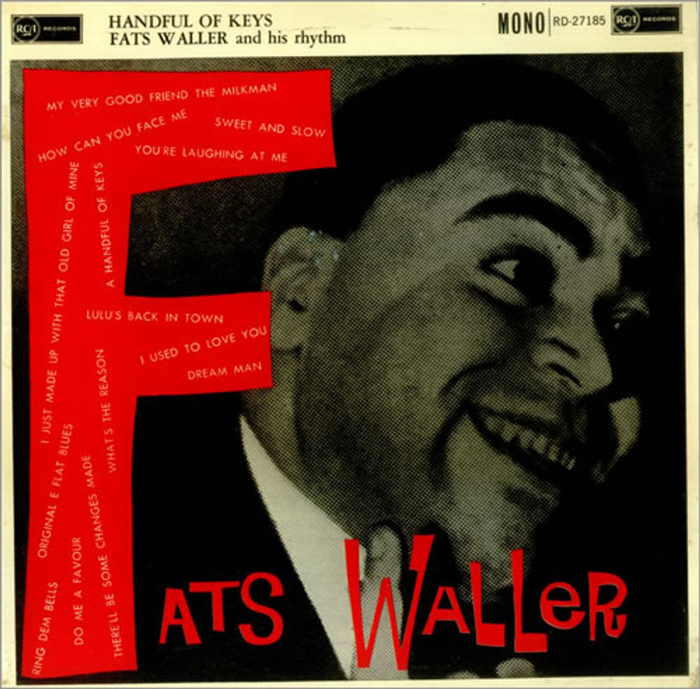 Fats Waller Handful Of Keys UK vinyl LP album (LP record) RD-27185