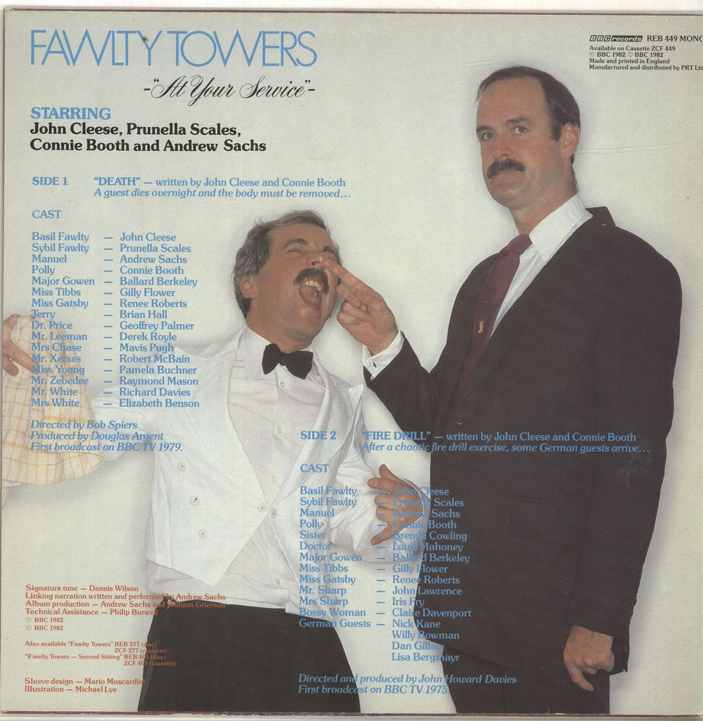 Fawlty Towers At Your Service UK vinyl LP album (LP record)