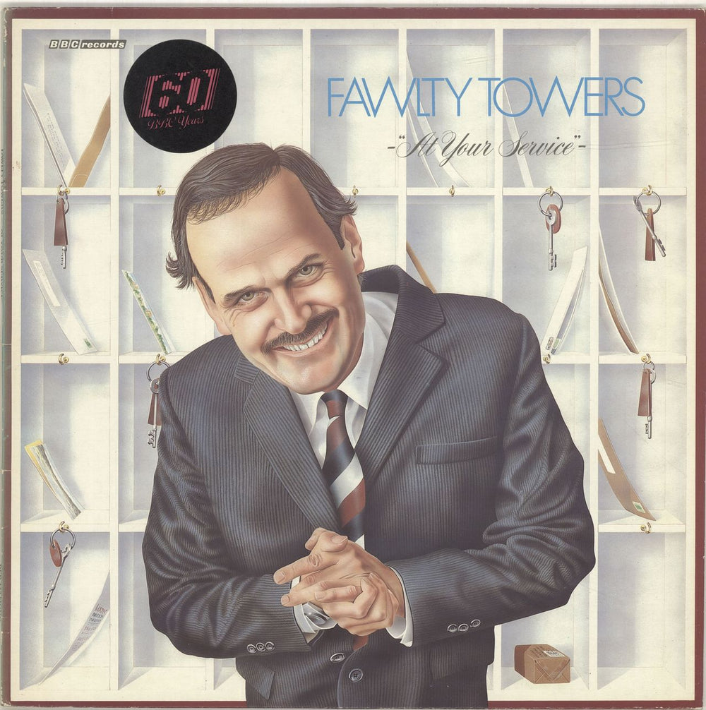 Fawlty Towers At Your Service UK vinyl LP album (LP record) REB449