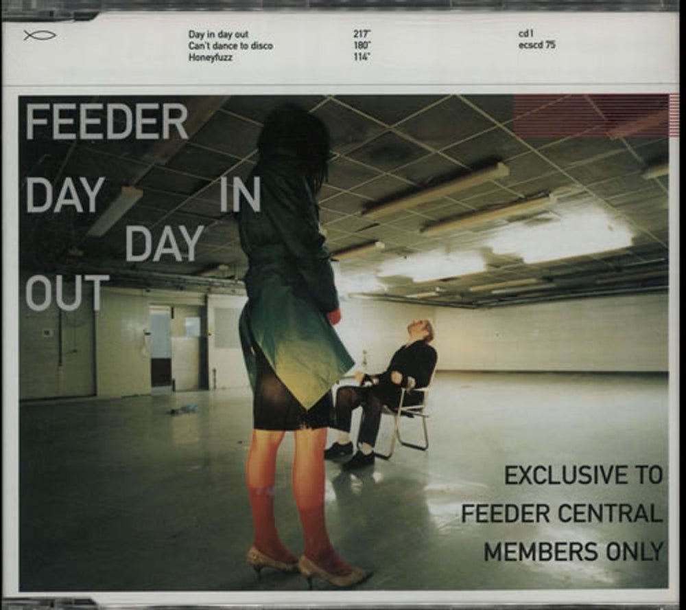 Feeder Day In Day Out - Feeder Central Issue UK CD single (CD5 / 5") ECSCD75