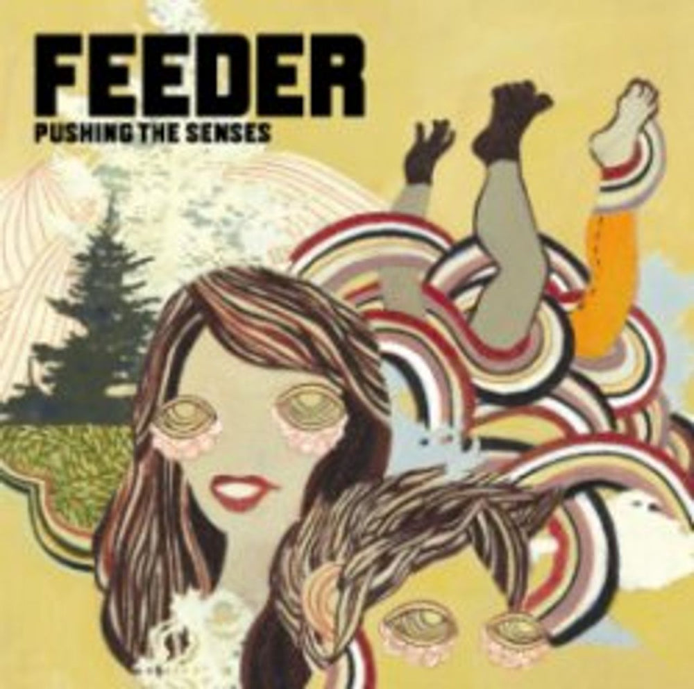 Feeder Pushing The Senses UK CD album (CDLP) ECHCD60