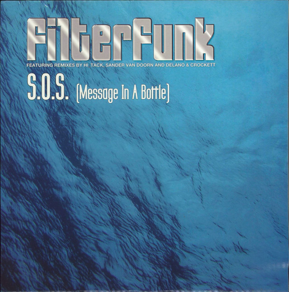 Filterfunk S.O.S. (Message In A Bottle) UK 12" vinyl single (12 inch record / Maxi-single) 12GUS28