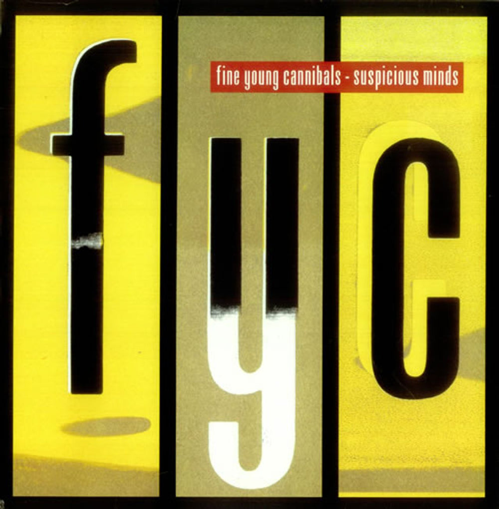 Fine Young Cannibals Suspicious Minds - U.S. Remix UK 12" vinyl single (12 inch record / Maxi-single) LONXR82