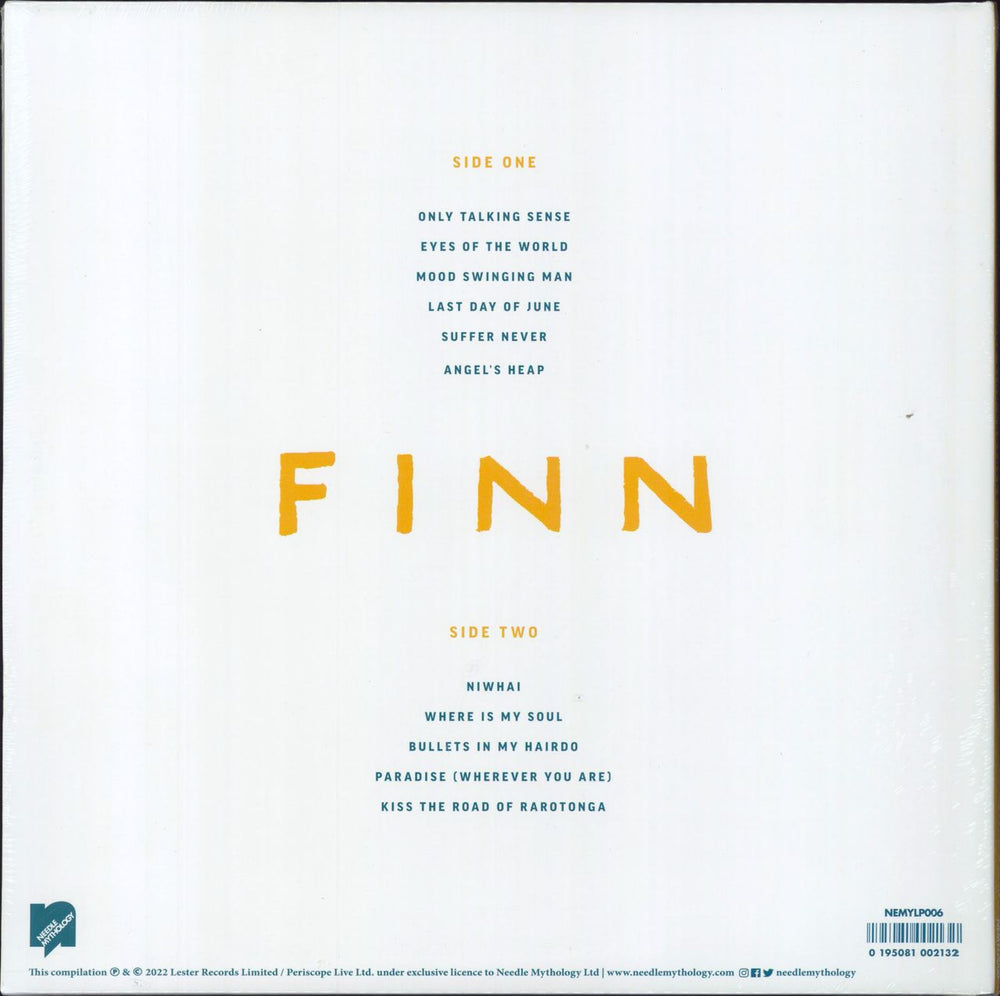 Finn Brothers Finn - 180 Gram - Sealed UK 2-LP vinyl record set (Double LP Album) 195081002132