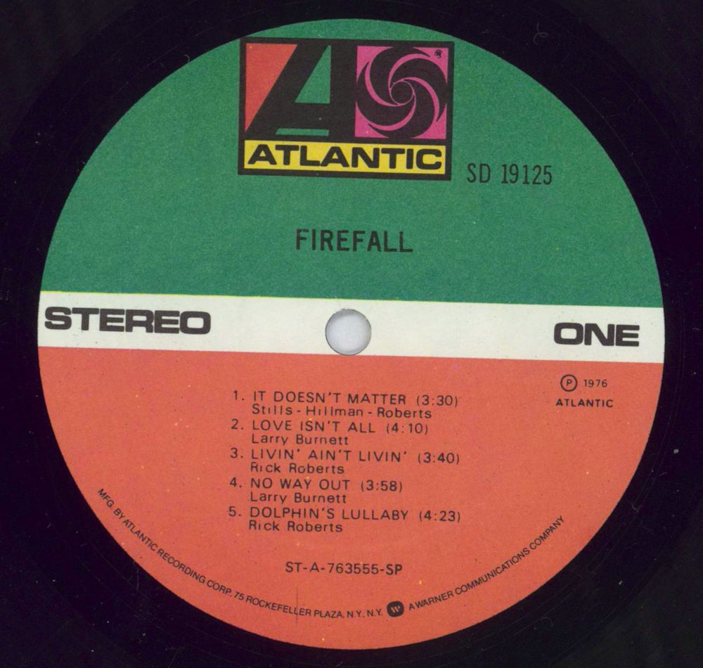 Firefall Firefall US vinyl LP album (LP record) FFLLPFI828060