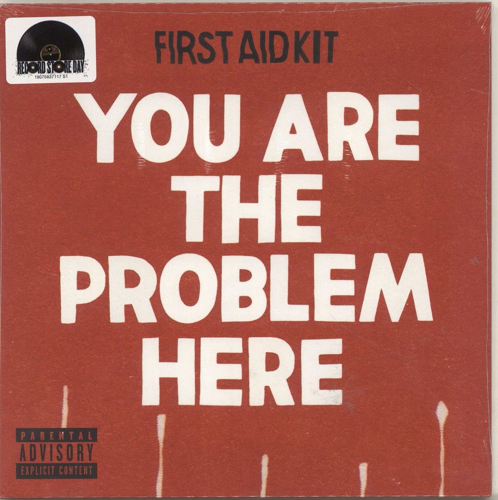 First Aid Kit You Are The Problem Here - RSD18 - Sealed UK 7" vinyl single (7 inch record / 45) 190758371177