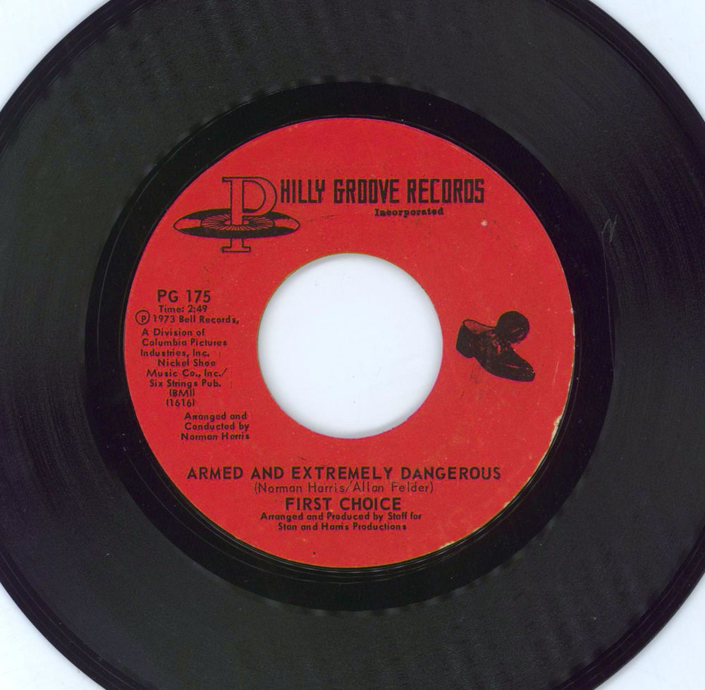 First Choice Armed And Extremely Dangerous US 7" vinyl single (7 inch record / 45)