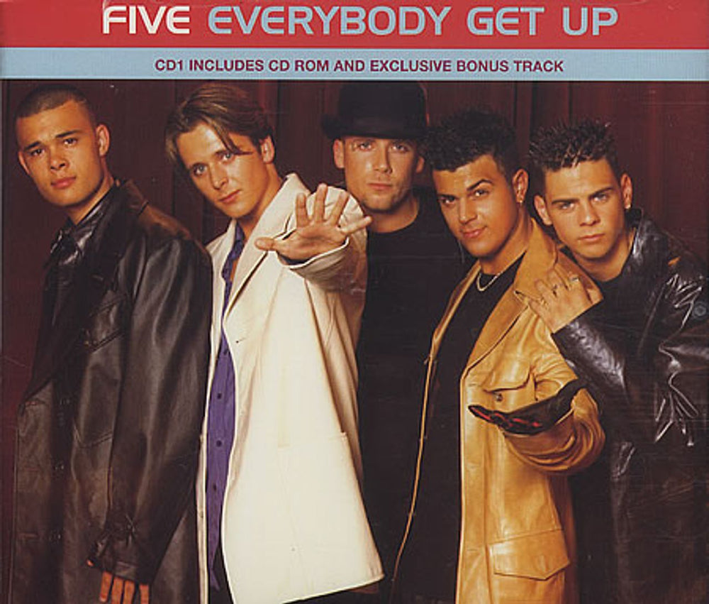 Five Everybody Get Up UK CD single (CD5 / 5") 613752