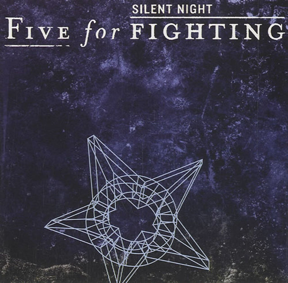 Five For Fighting Silent Night US Promo CD single (CD5 / 5") CSK56106