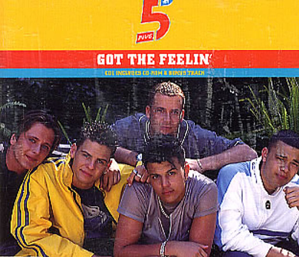 Five Got The Feelin' - CD1 UK CD single (CD5 / 5") 74321584892