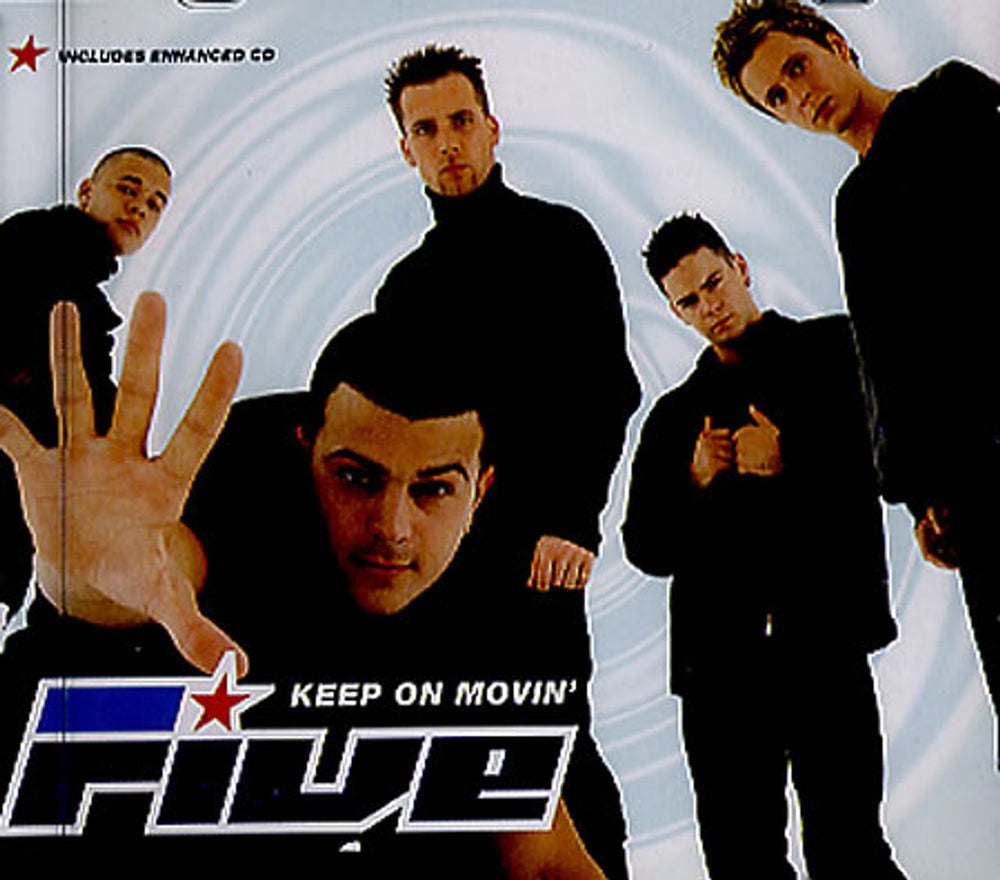 Five Keep On Movin' UK CD single (CD5 / 5") 74321709862