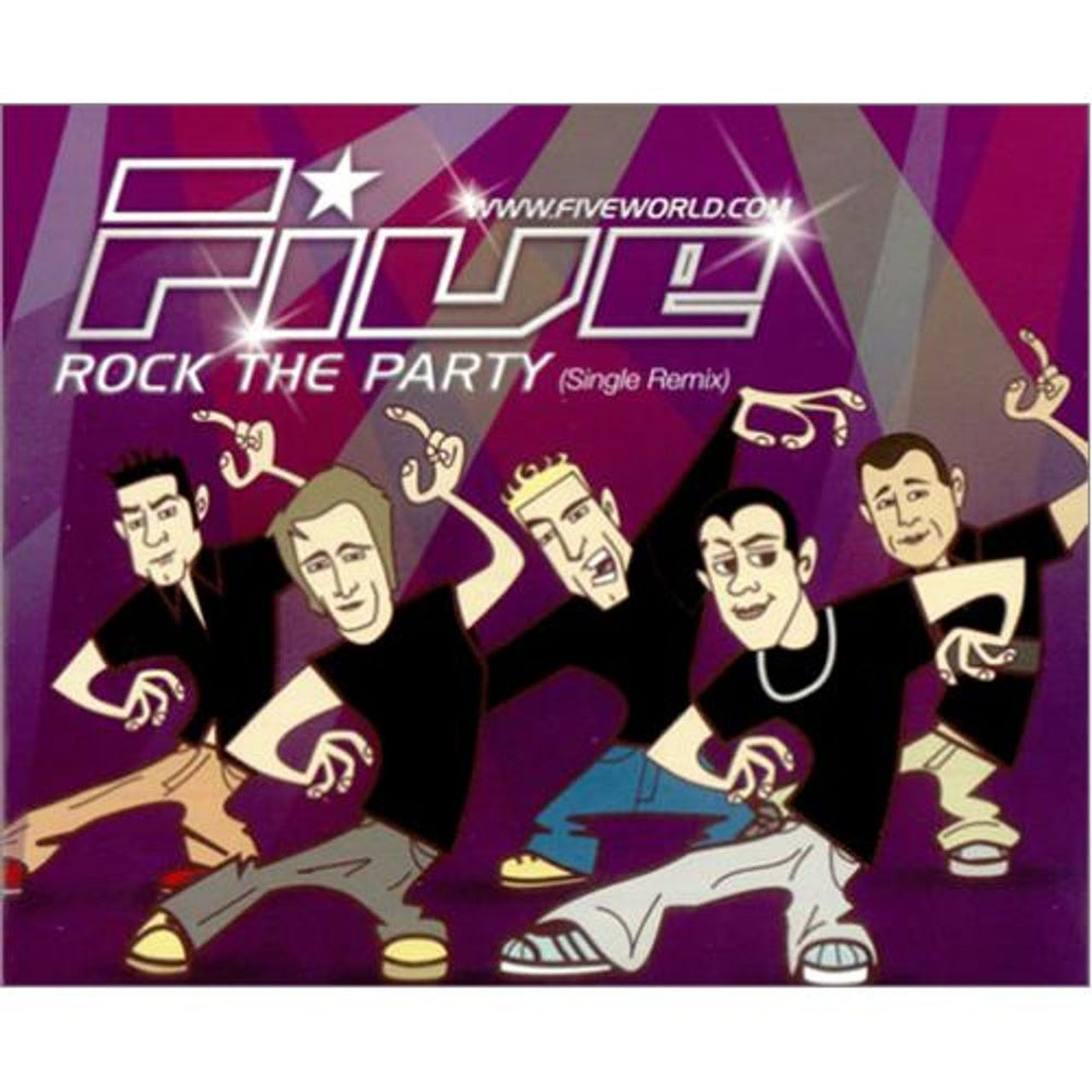 Five Rock The Party European Promo CD single (CD5 / 5") 74321 912312