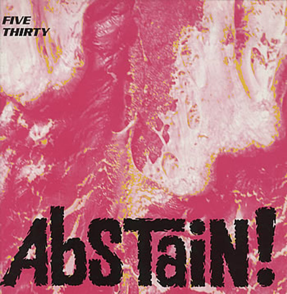 Five Thirty Abstain! + Art Insert UK 12" vinyl single (12 inch record / Maxi-single) YZ530T