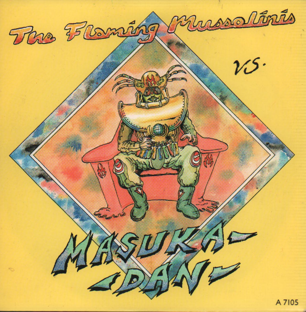 Flaming Mussolinis Masuka Dan UK 7" vinyl single (7 inch record / 45) A7105