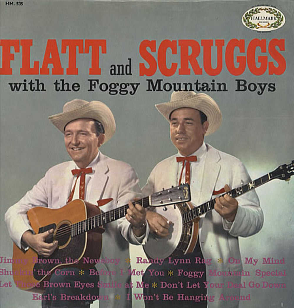 Flatt & Scruggs Flatt And Scruggs With The Foggy Mountain Boys UK vinyl LP album (LP record) HM535