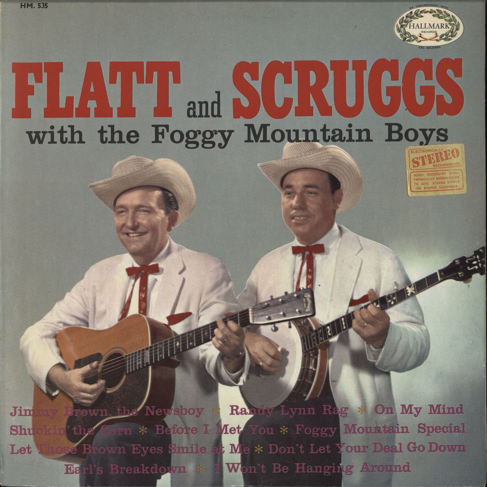 Flatt & Scruggs Flatt And Scruggs With The Foggy Mountain Boys UK vinyl LP album (LP record) SHM535