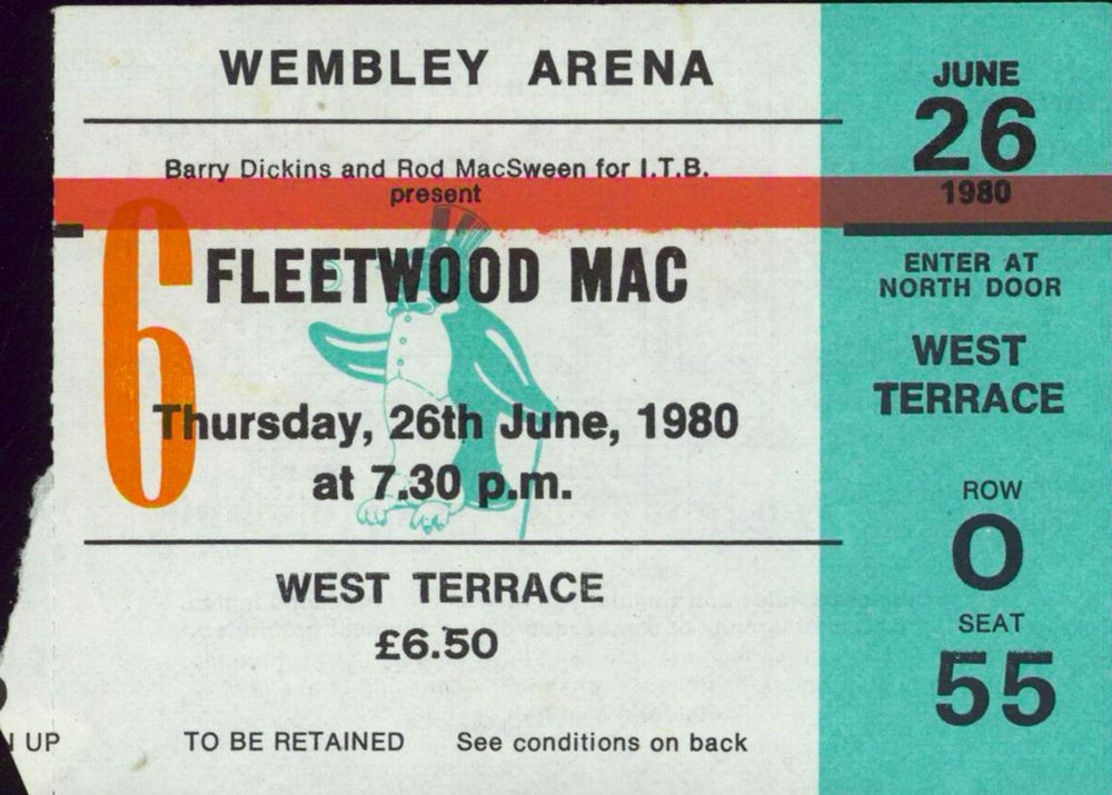 Fleetwood Mac In Concert + Ticket Stub UK tour programme MACTRIN679624