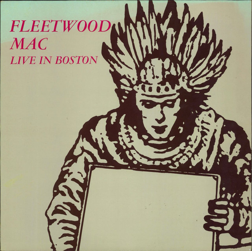 Fleetwood Mac Live in Boston UK vinyl LP album (LP record) HAI107