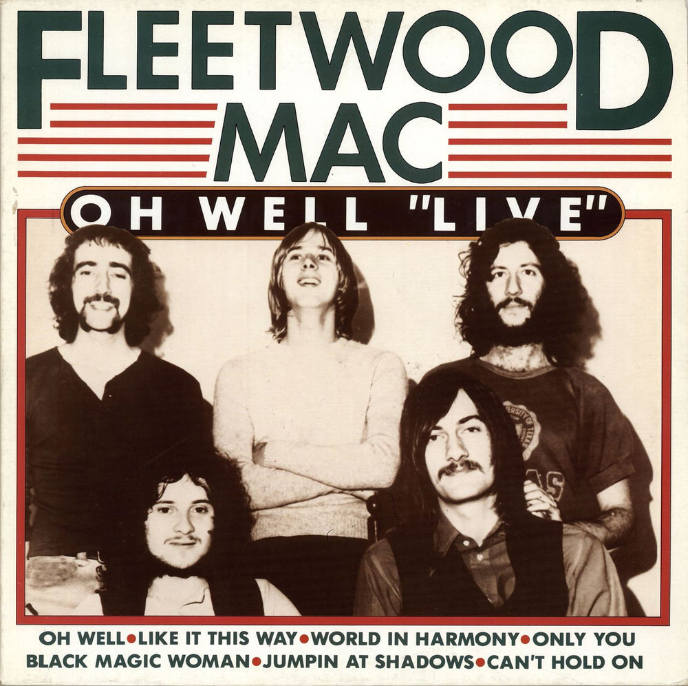 Fleetwood Mac Oh Well "Live" German vinyl LP album (LP record) 39007