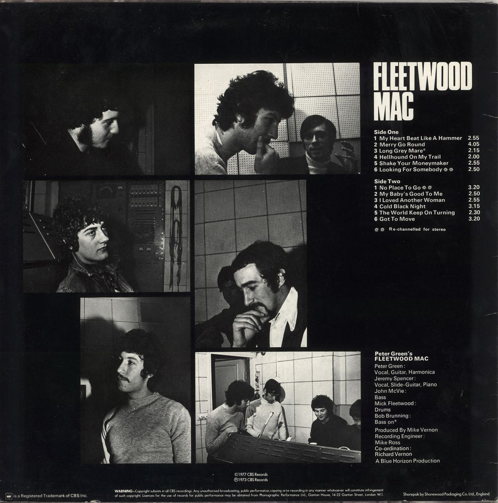 Fleetwood Mac Peter Green's Fleetwood Mac - red label UK vinyl LP album (LP record) MACLPPE711972