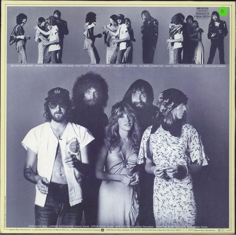 Fleetwood Mac Rumours - 1st German vinyl LP album (LP record)