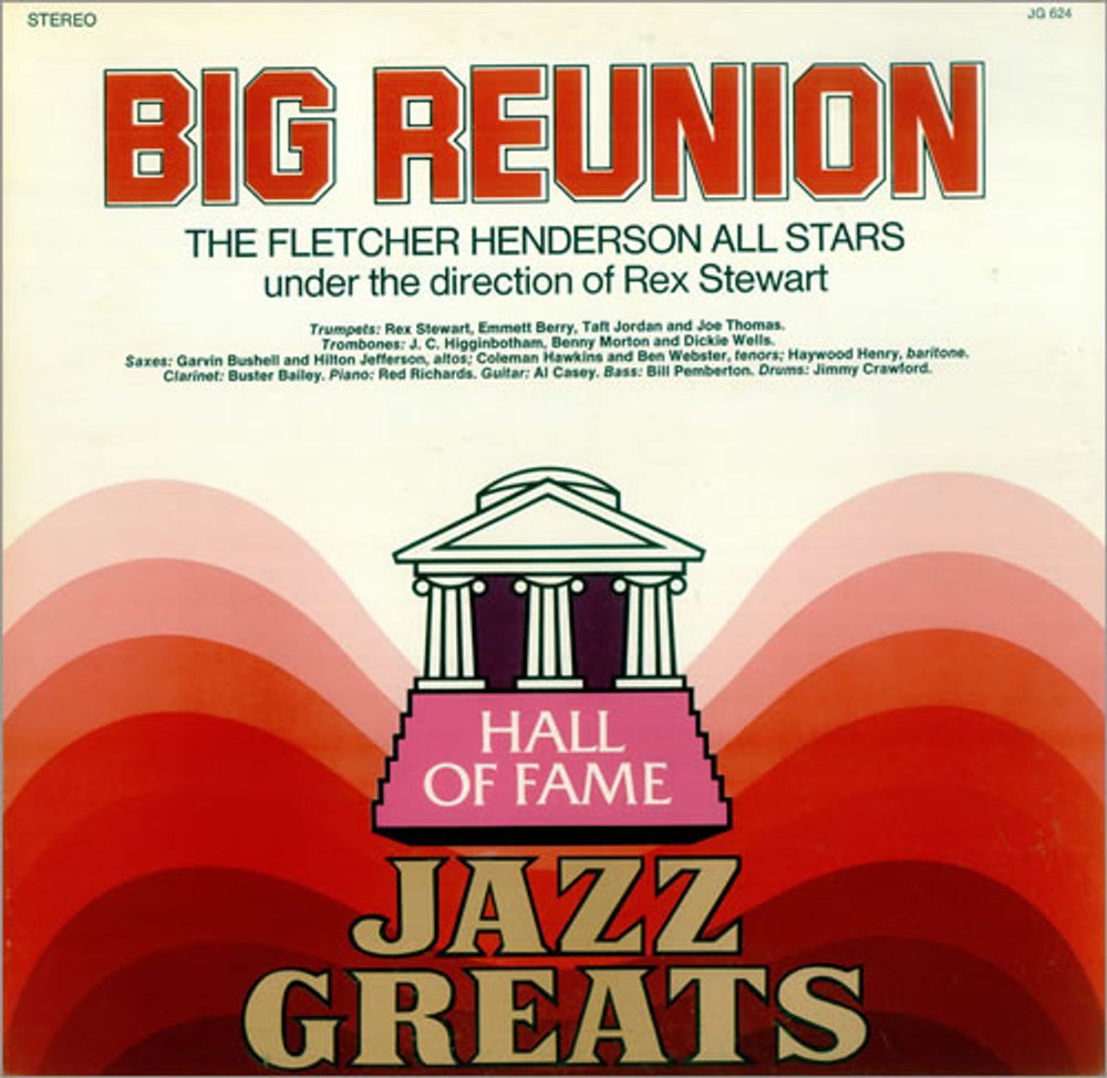 Fletcher Henderson Big Reunion US vinyl LP album (LP record) JG-624