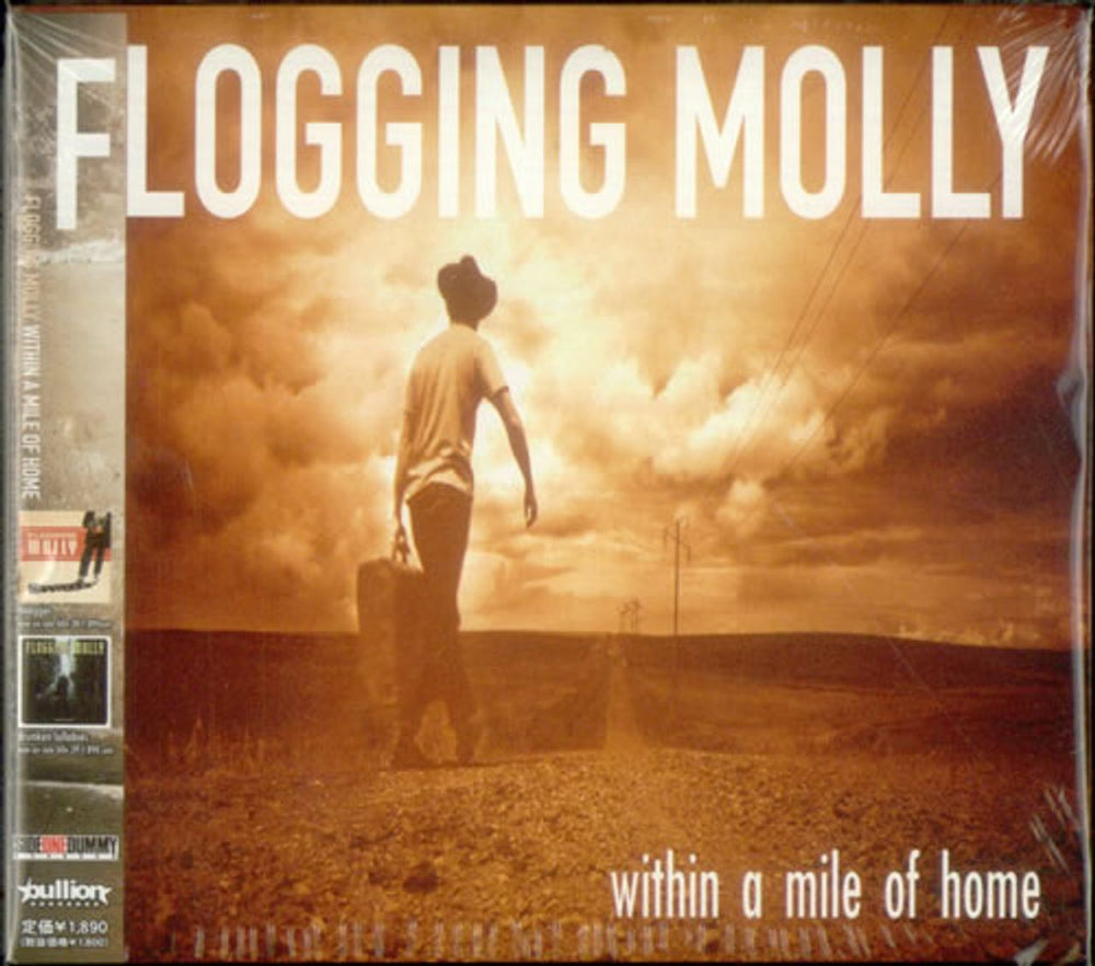 Flogging Molly Within A Mile Of Home Japanese Promo CD album (CDLP) BLLN-51