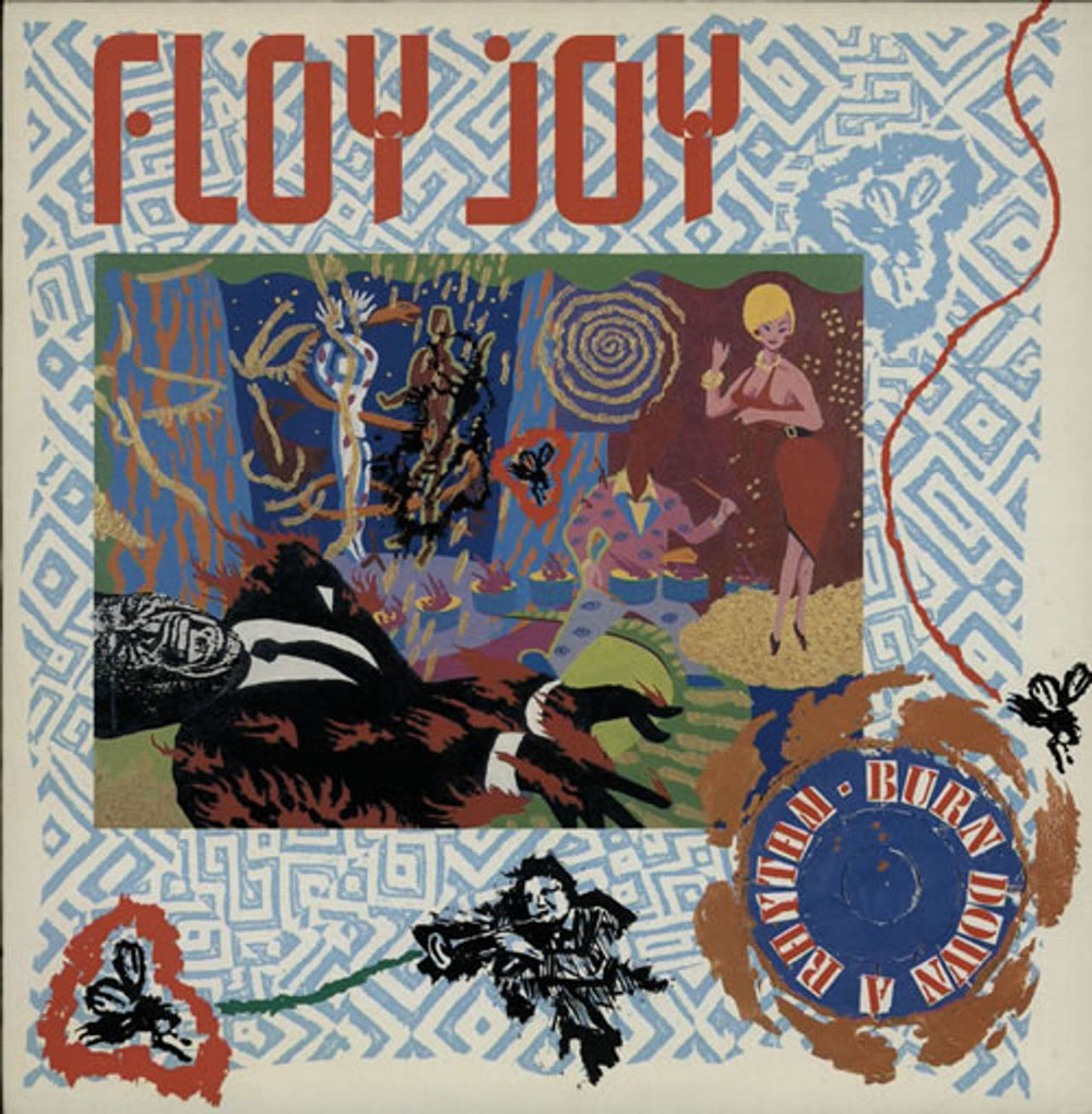 Floy Joy Burn Down A Rhythm UK 12" vinyl single (12 inch record / Maxi-single) VS683-12