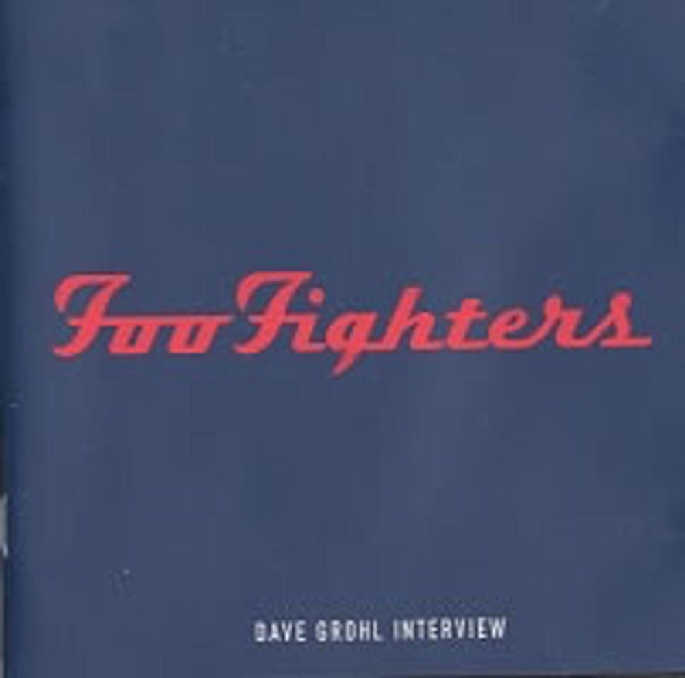 Foo Fighters Dave Grohl Interview Dutch Promo CD album (CDLP) CDIN107