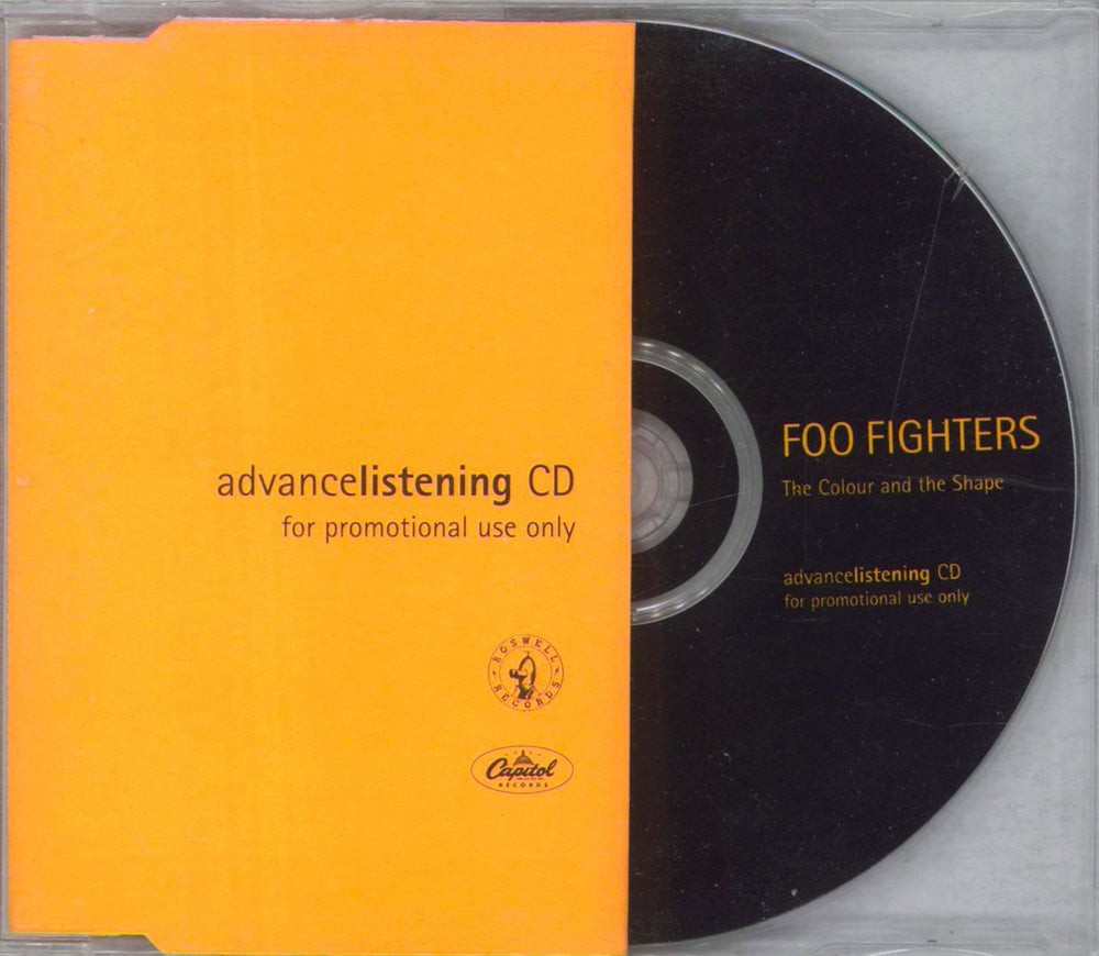 Foo Fighters The Colour And The Shape - Orange Sleeve UK Promo CD album (CDLP) CDPP001