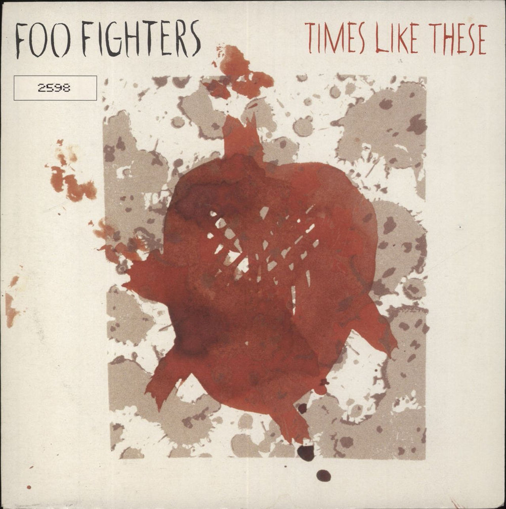 Foo Fighters Times Like These UK 7" vinyl single (7 inch record / 45) 74321989557