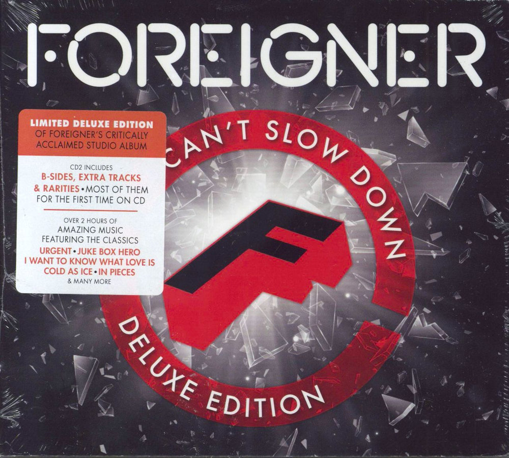 Foreigner Can't Slow Down: Deluxe Edition - Sealed German 2 CD album set (Double CD) 0215342EMU